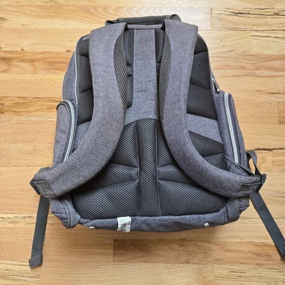 Ergobaby Anywhere I Go Diaper Bag Backpack, Grey - Picture 6 of 15